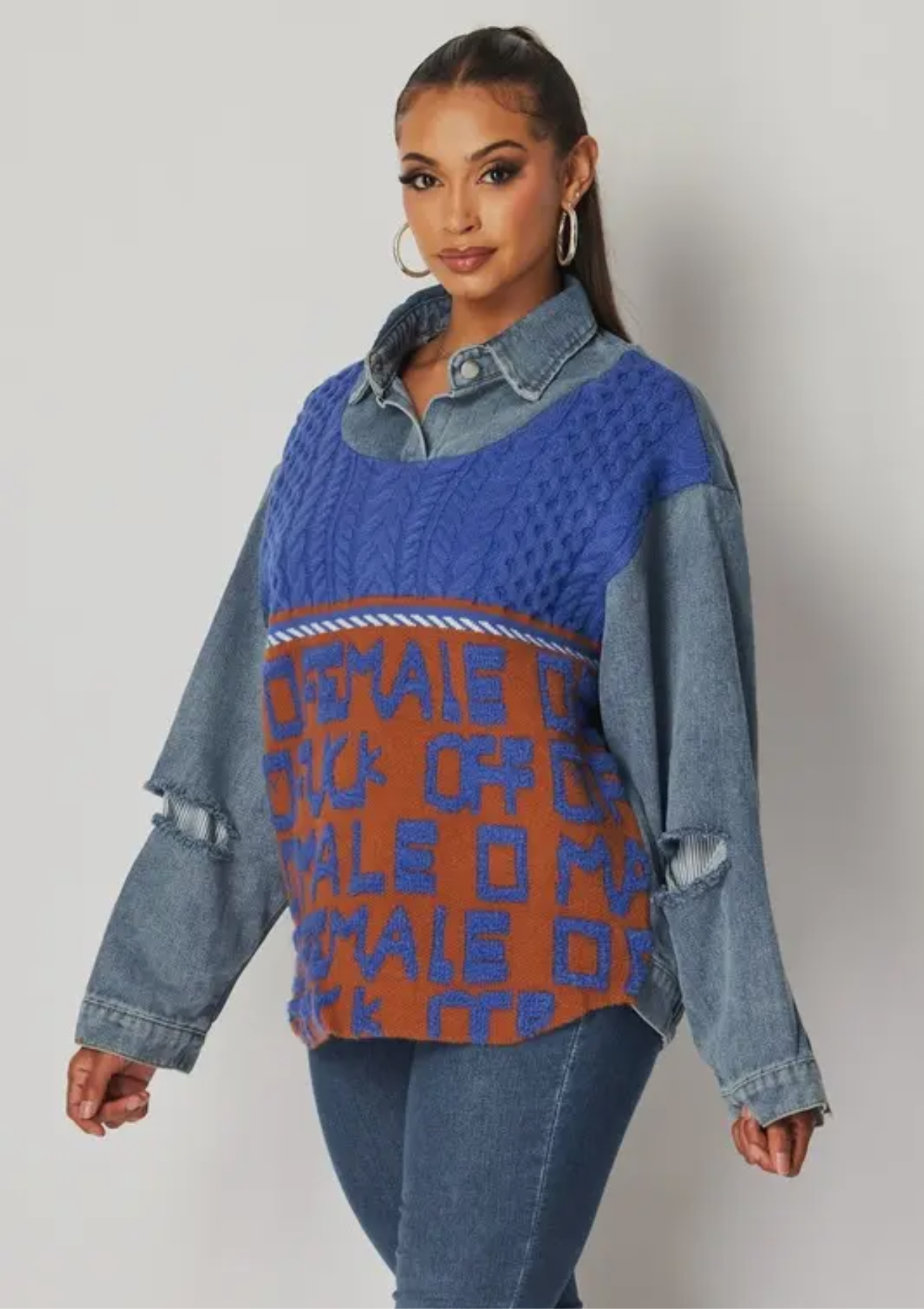 Von Mar Sweater with Denim