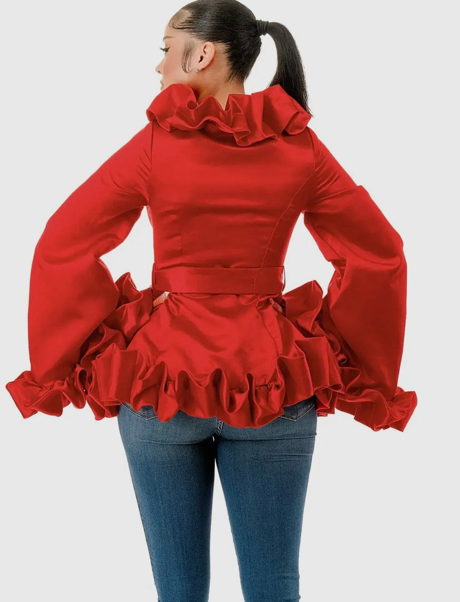 Darcy Ruffle Jacket