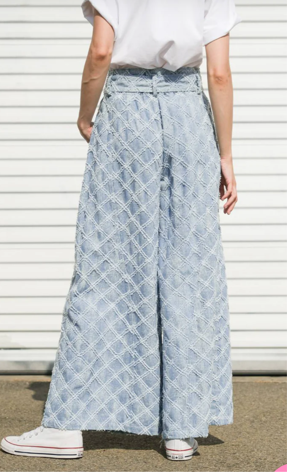 UNFOLDING CHAPTER DENIM PANTS