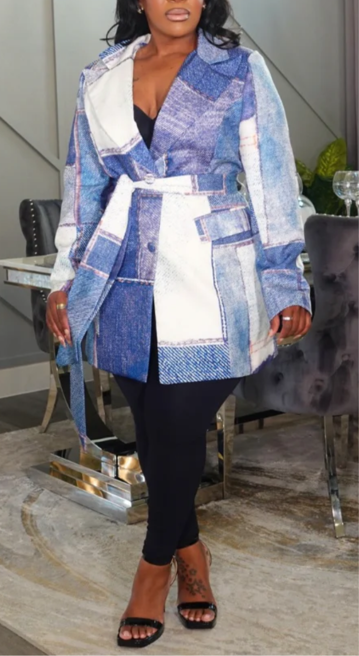 SWEET DENIM BLAZER (DENIM INSPIRED)