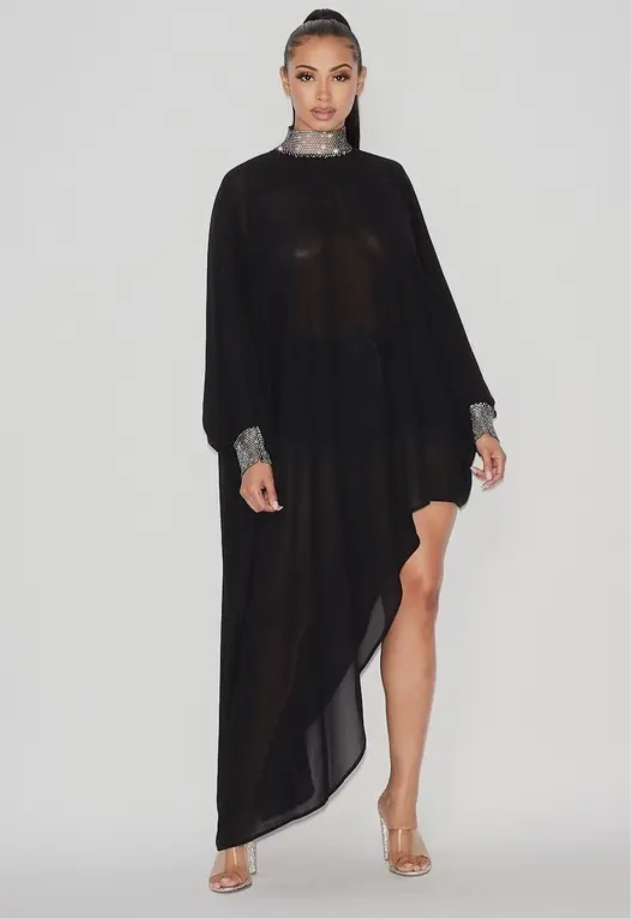 Grace & Style Tunic Dress_Black