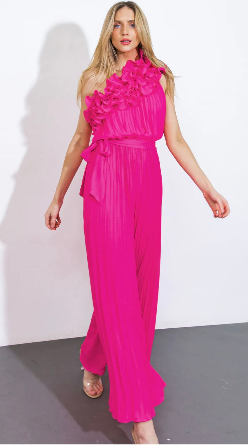 Atomic Stunning One Shoulder Jumpsuit