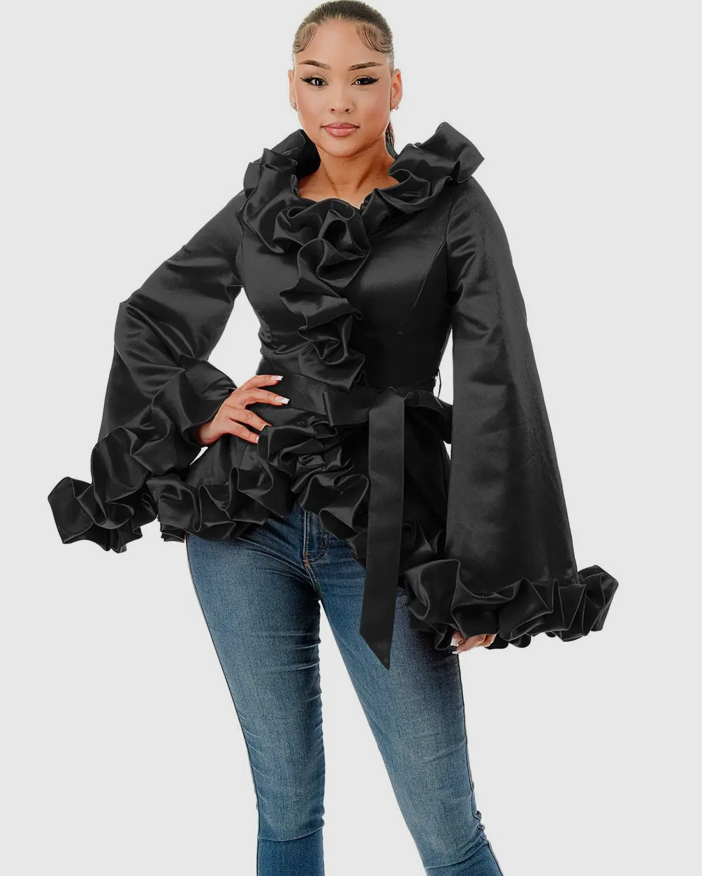 Darcy Ruffle Jacket