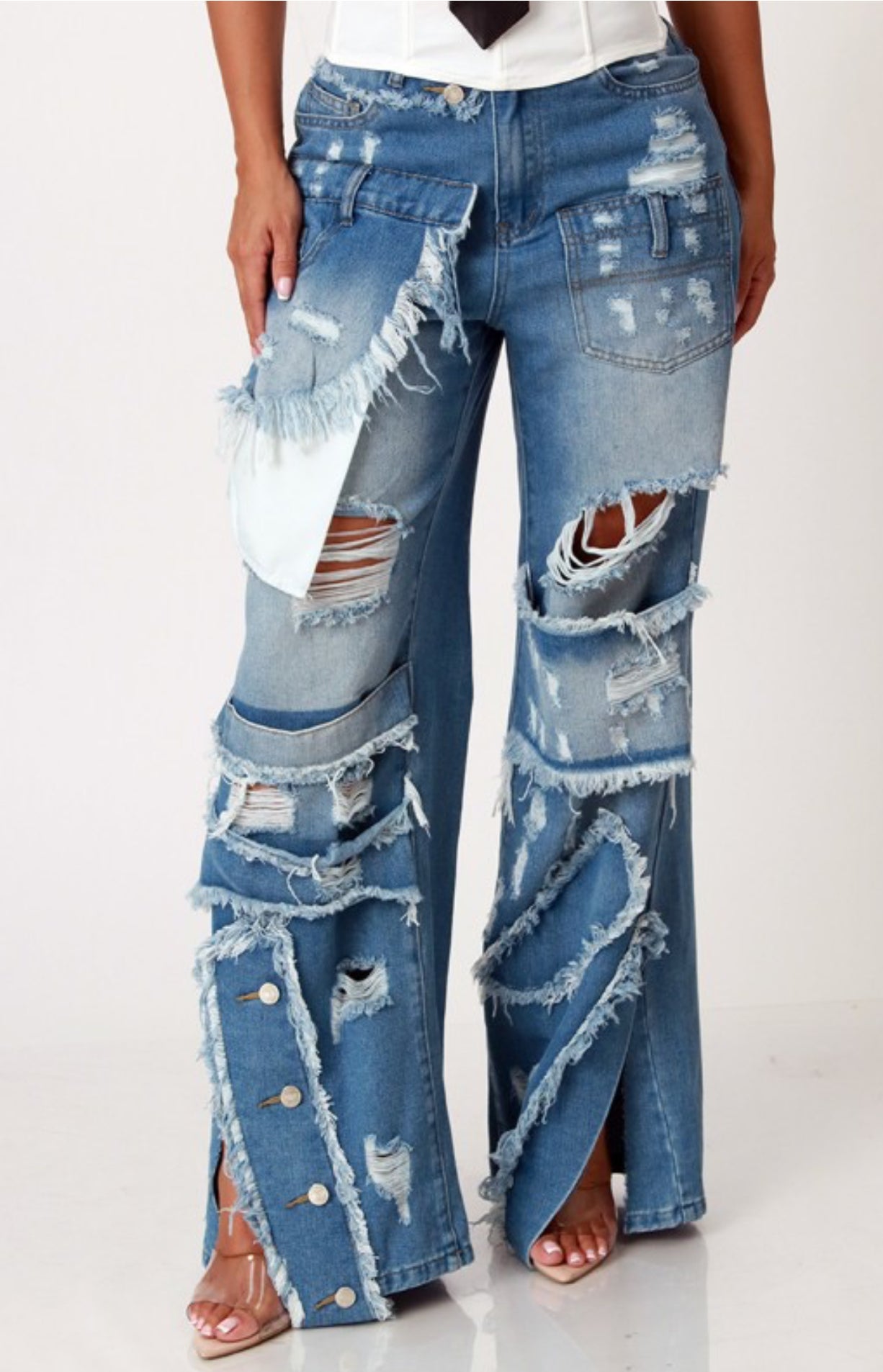 Urban Sophie Denim Jeans-RUNS SMALL GO UP