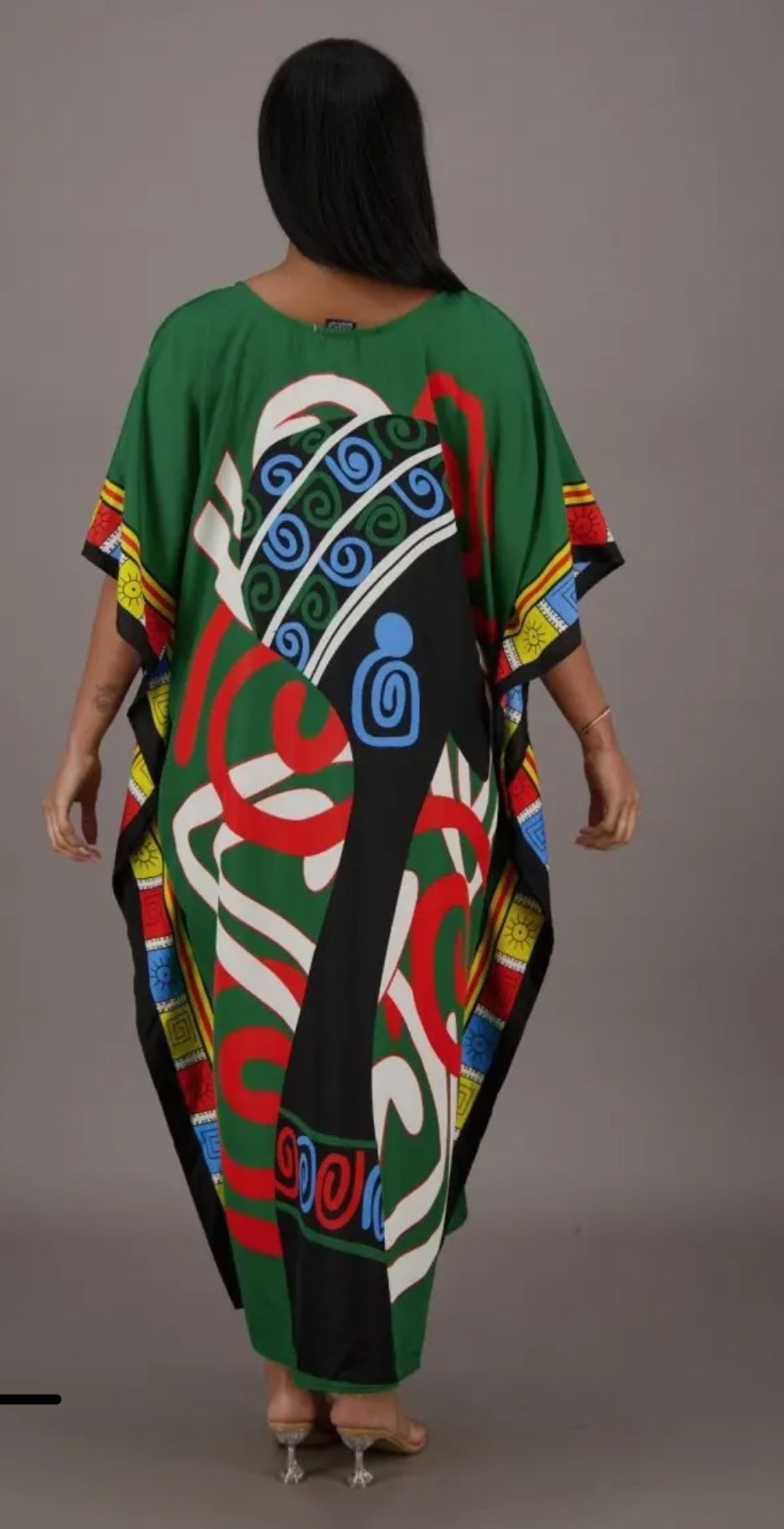 Coorful PRINT RAYON KAFTAN