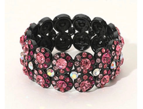 Crystal Rhinestone Stretch Bracelet