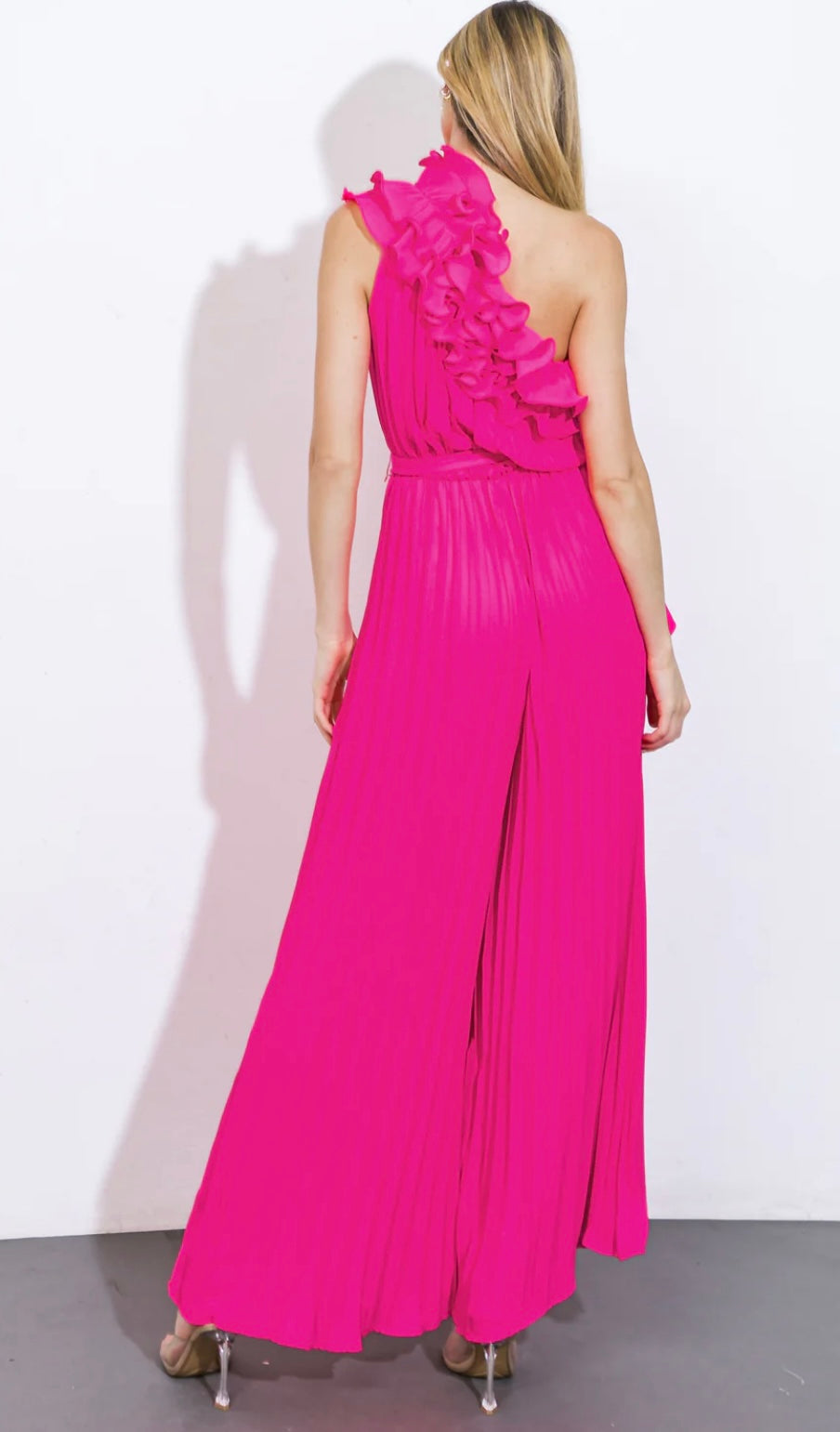 Atomic Stunning One Shoulder Jumpsuit