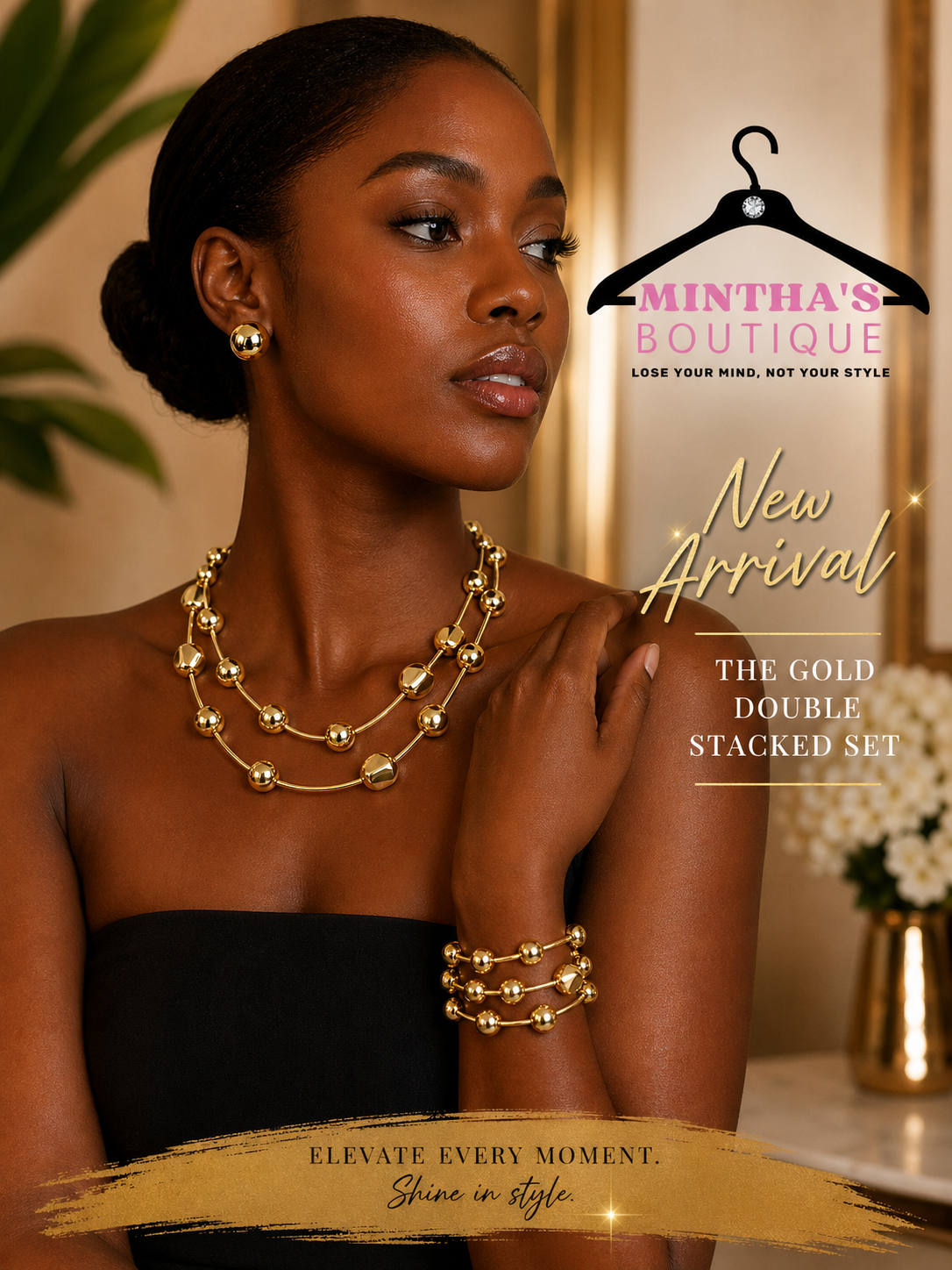 The Gold Double Stack Set