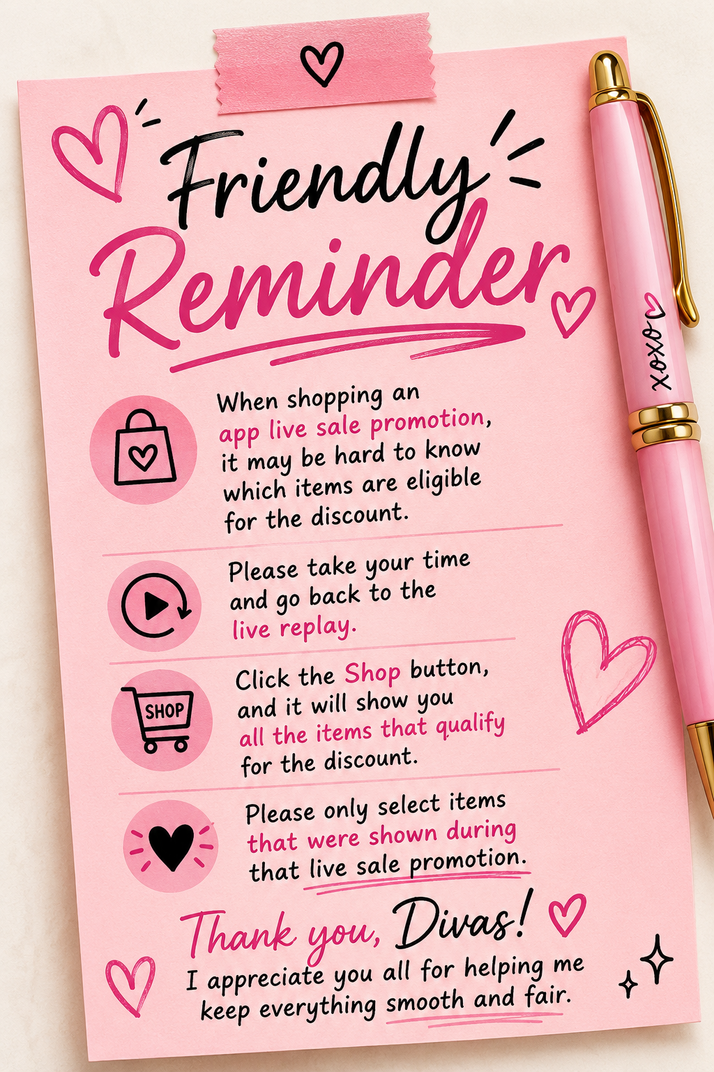 Friendly Reminder đ¨