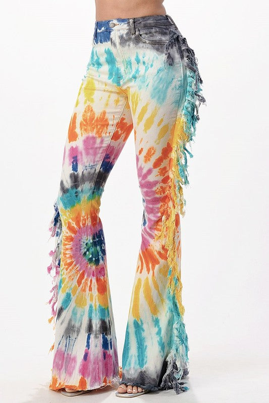 Eve Tye Dye Tassel Jeans