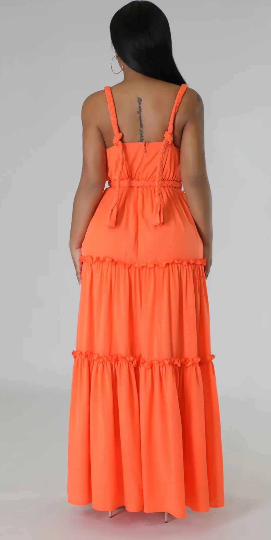 Lillie Vacay Dress _Orange Only