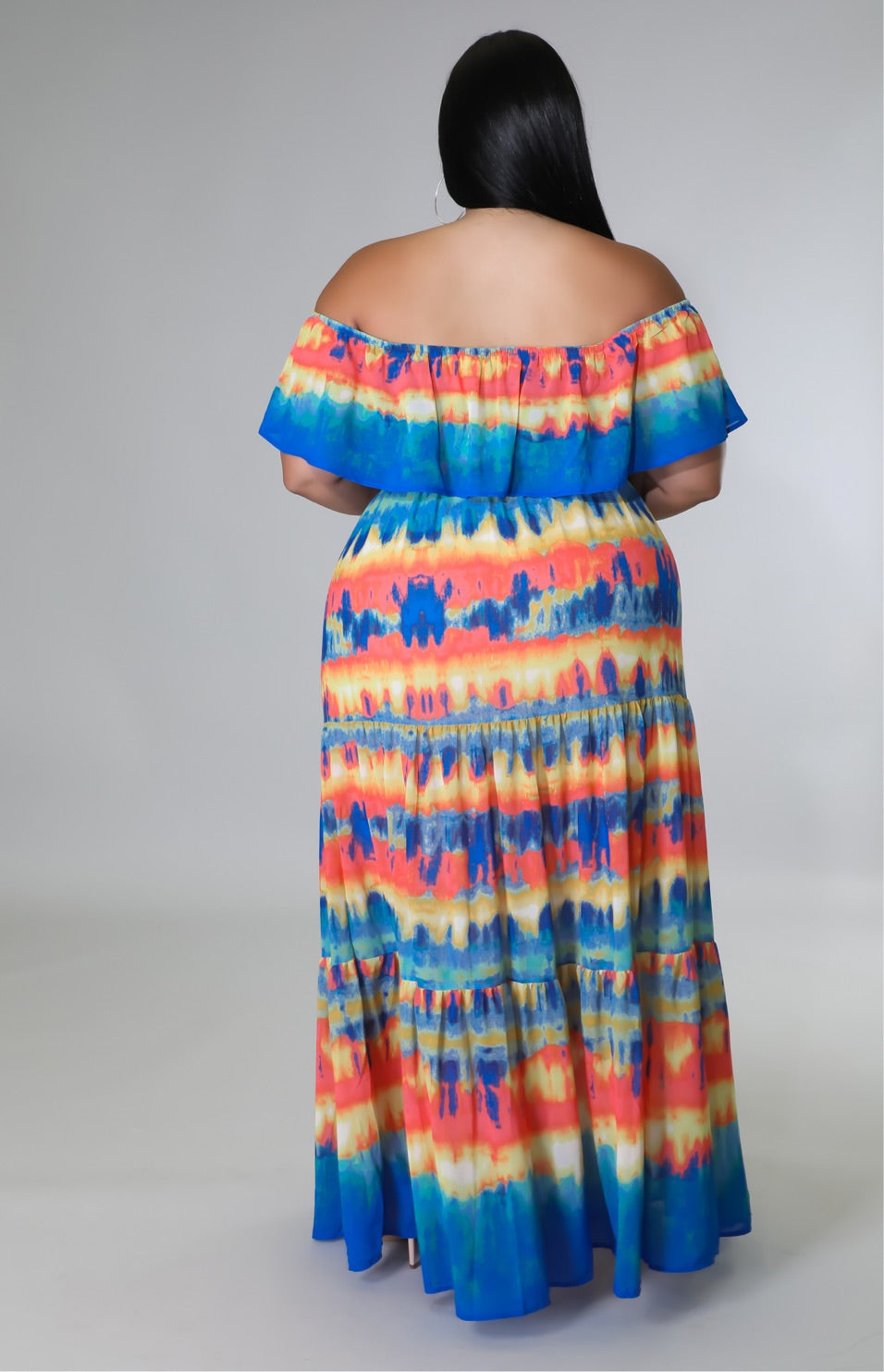 Hawaiian Night Maxi Dress
