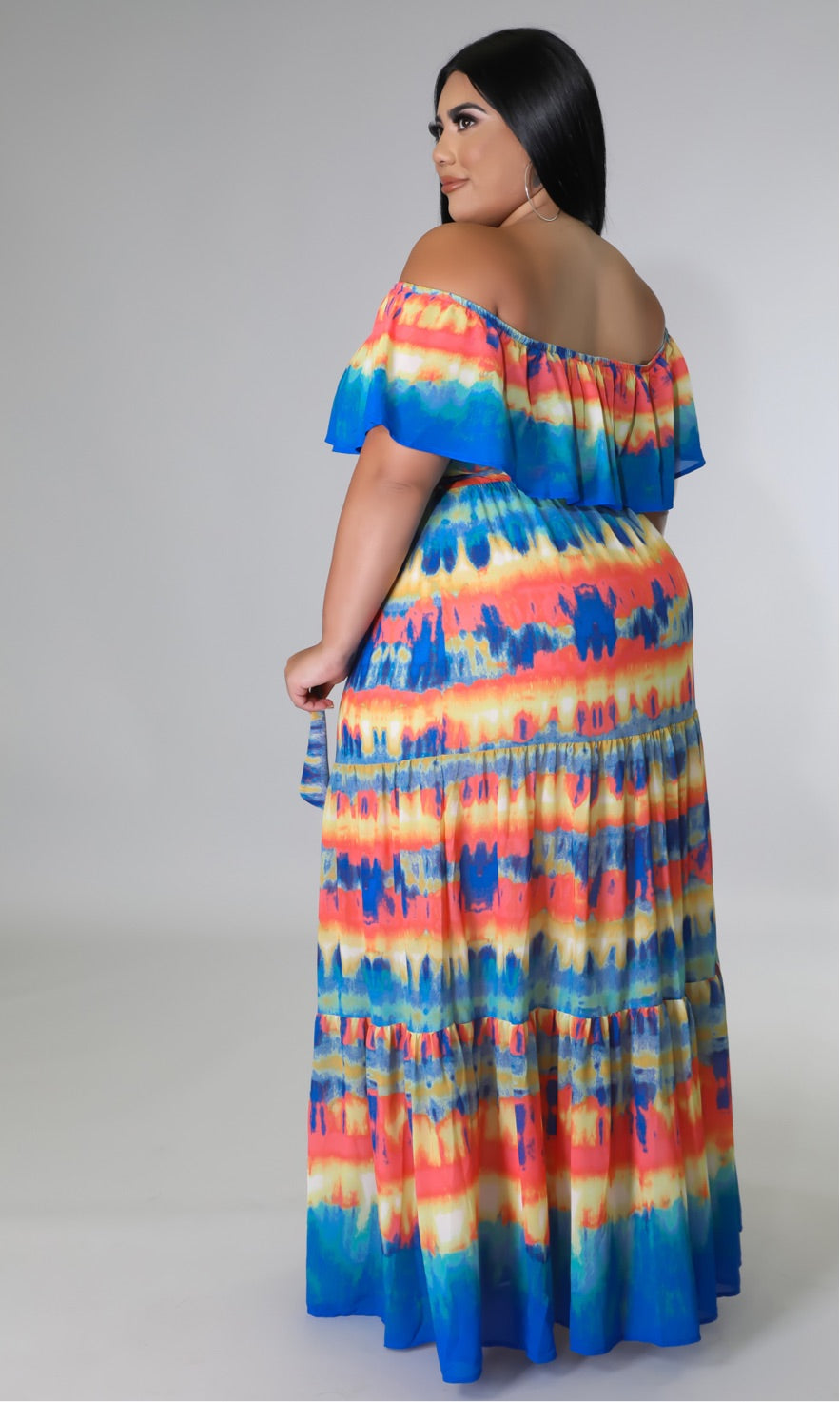 Hawaiian Night Maxi Dress