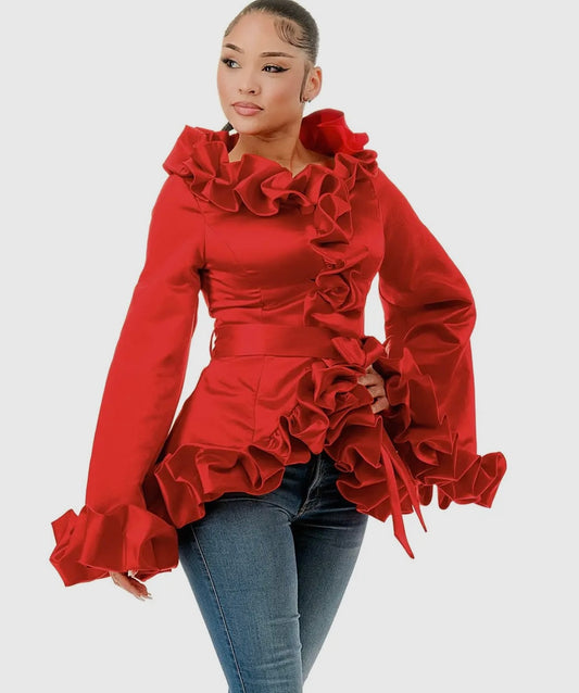 Darcy Ruffle Jacket