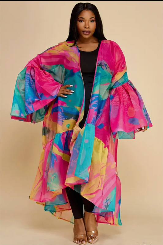 Caribbean Tropical Craftan