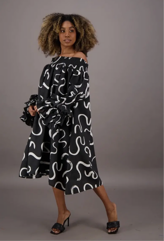 Dizzy Lizzy Dress_Black