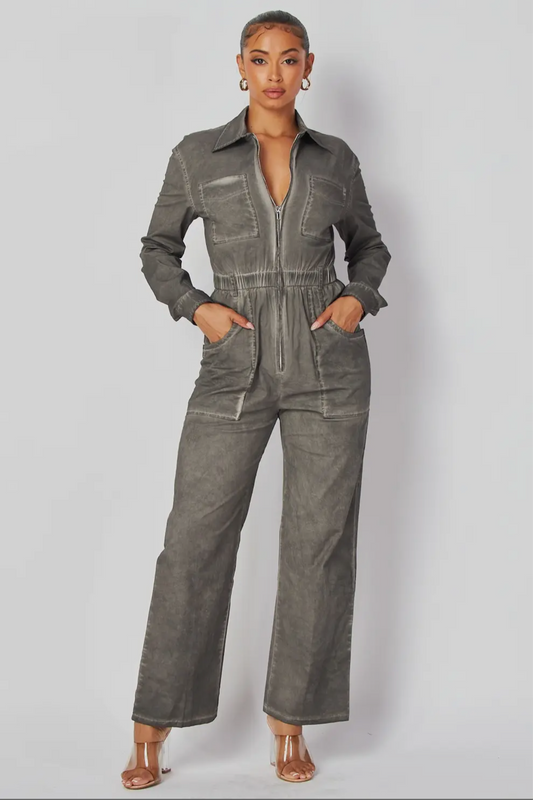 Motto Jumpsuit_ Charcoal