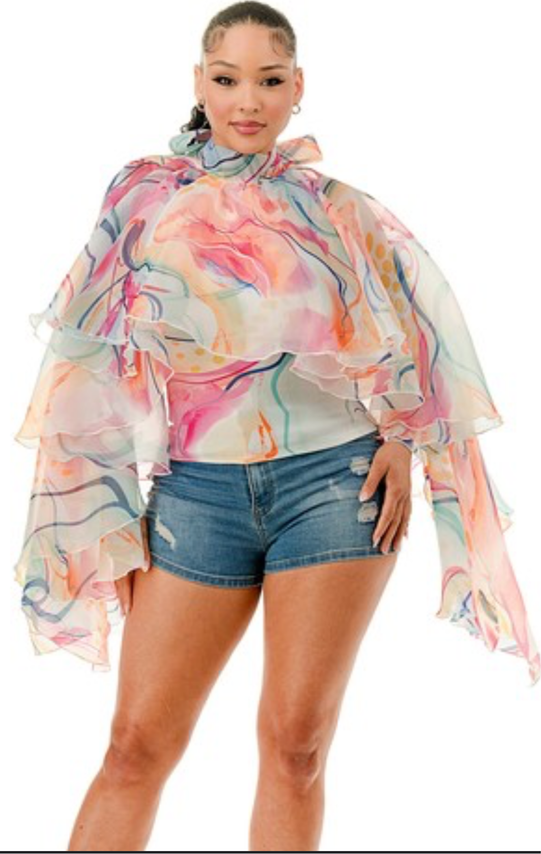 Savy Multi Color Top