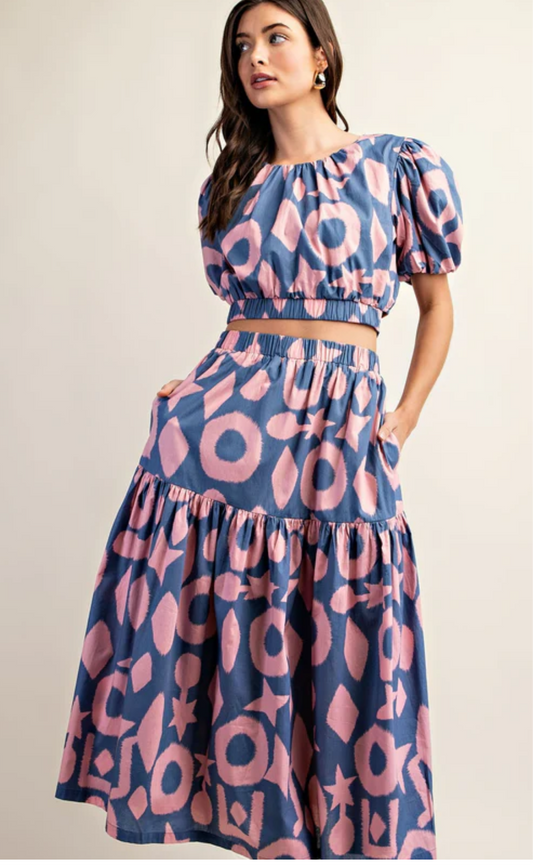 Poppy 2pc Skirt Set