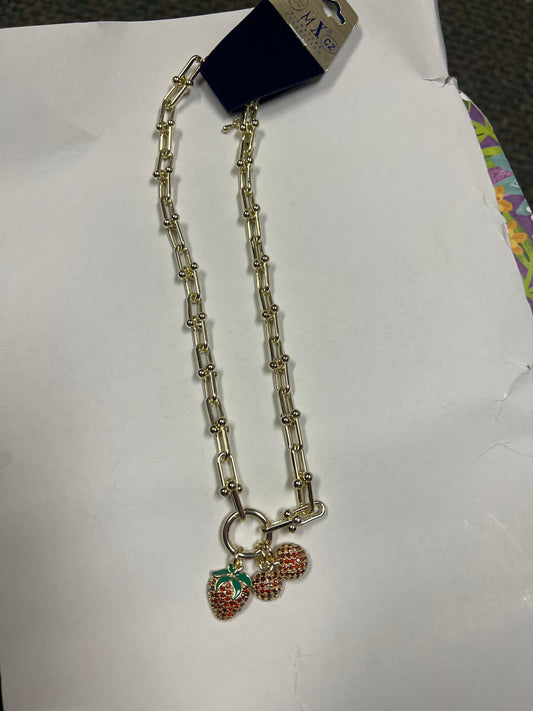 Strawberry Charm Braclet