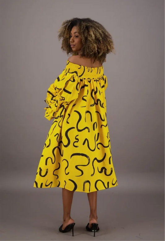 Dizzy Lizzy Dress_Yellow
