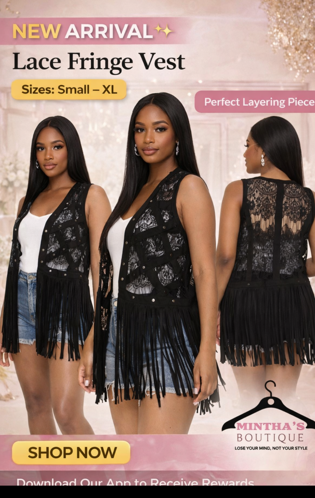 Lace Detailed Vest