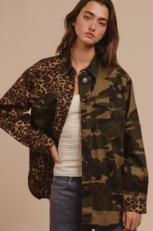 Heather Leopard/Camo Combo