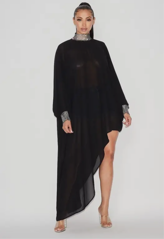 Grace & Style Tunic Dress_Black