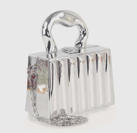 Silver Box Bag