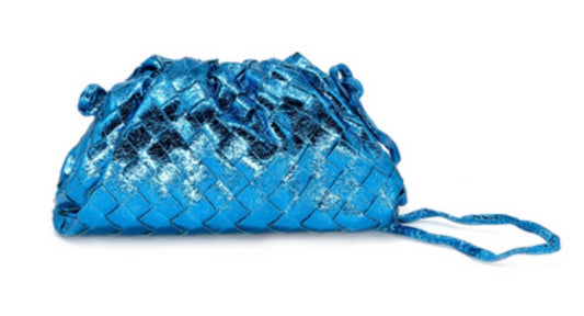 Luxury Woven Metallic Mini  Pouch