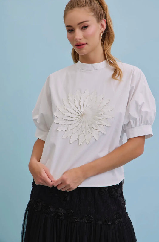 Bloom Organza Top