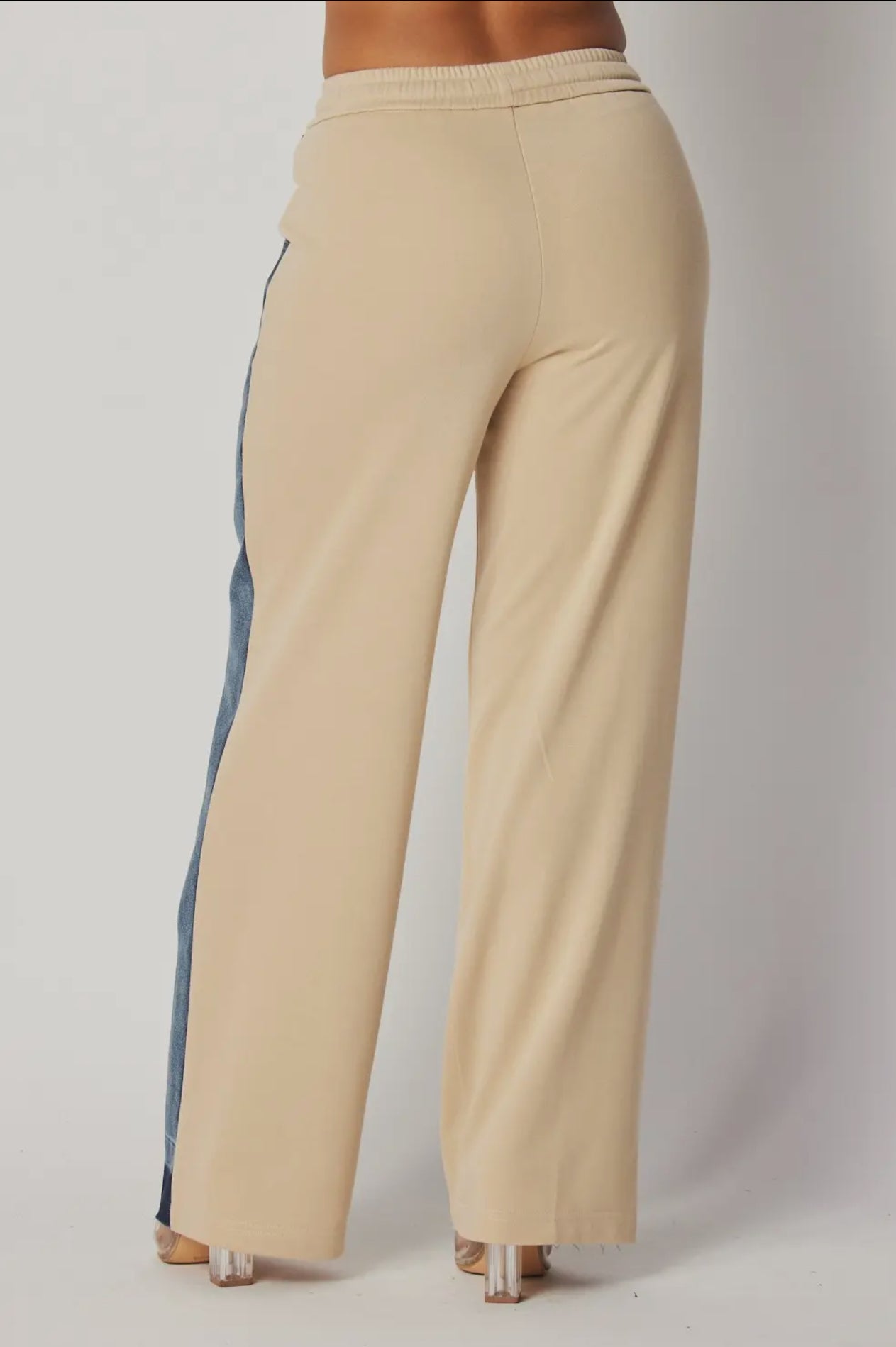 Danni DETAIL DENIM JEANS_Beige