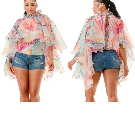 Savy Multi Color Top