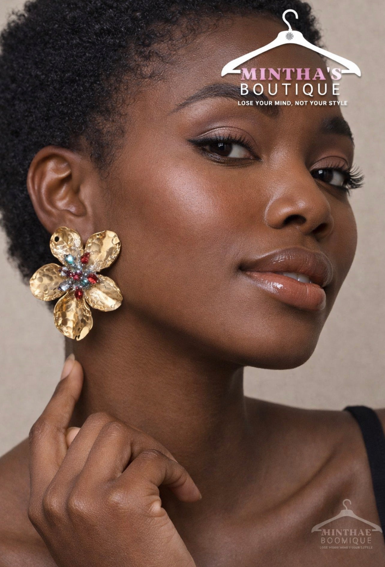 Blooming Textured Earrings