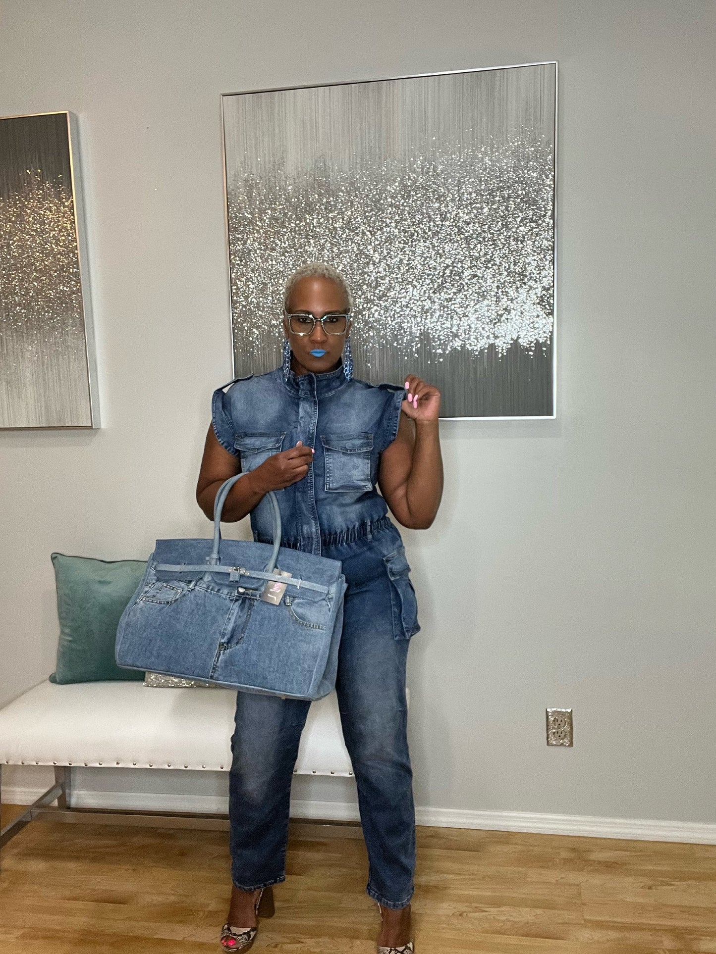 Dazzling Denim Jumper