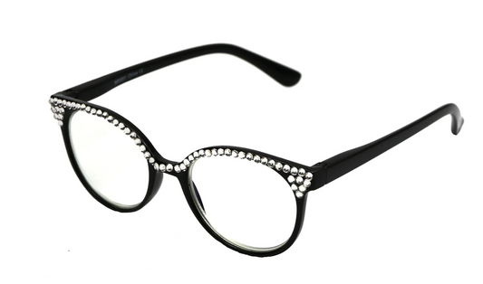 Rhinestone Cat Eye Reader 3001