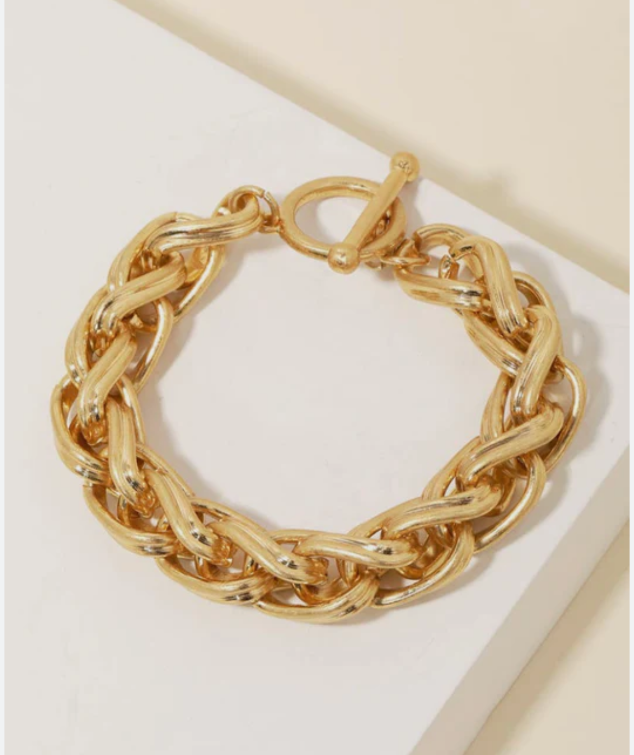 Double Link Chain Bracelet