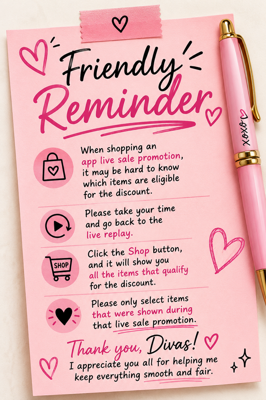 Friendly Reminder 🚨