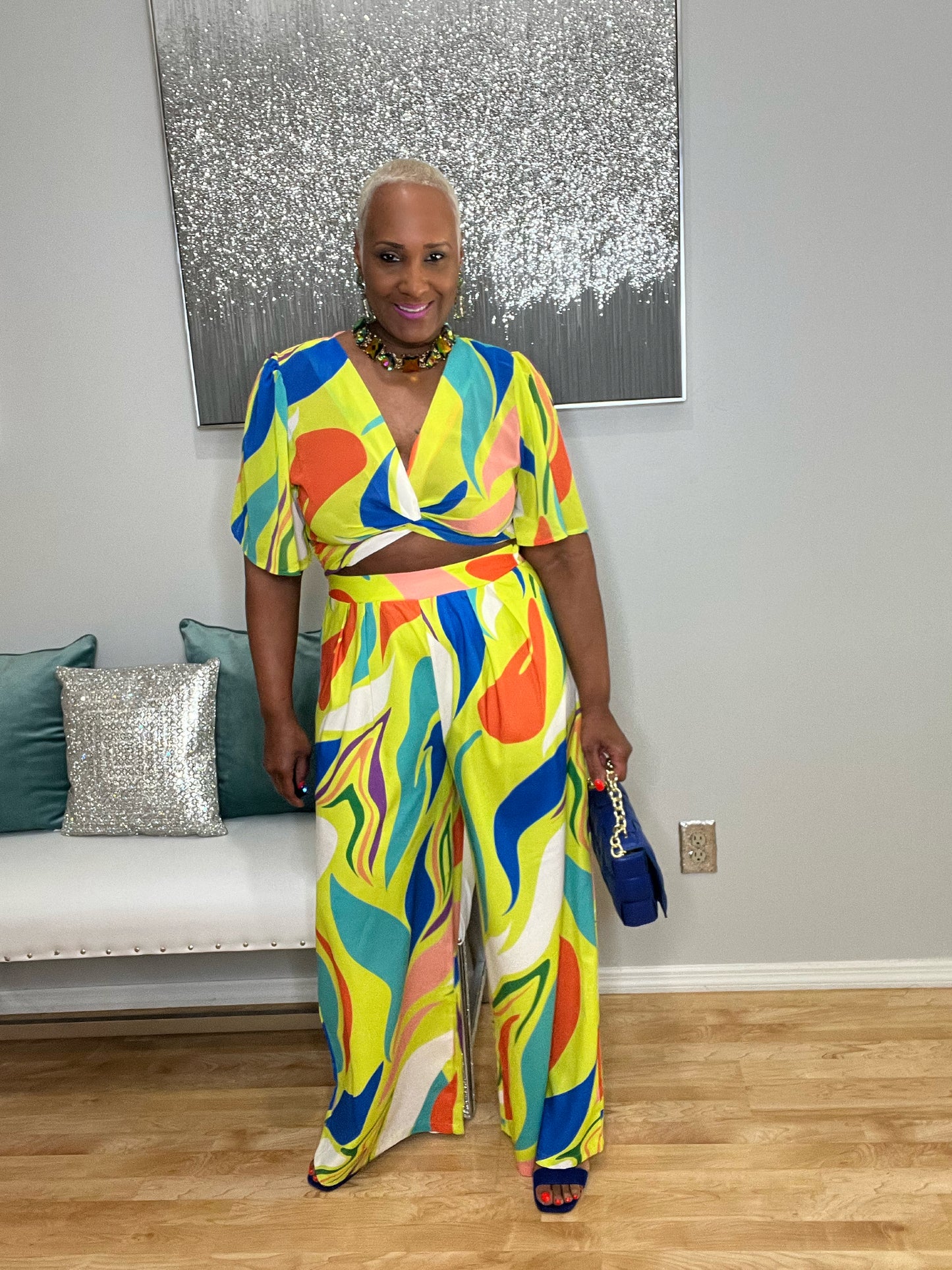 Vibration Colo 2pc Pant Set