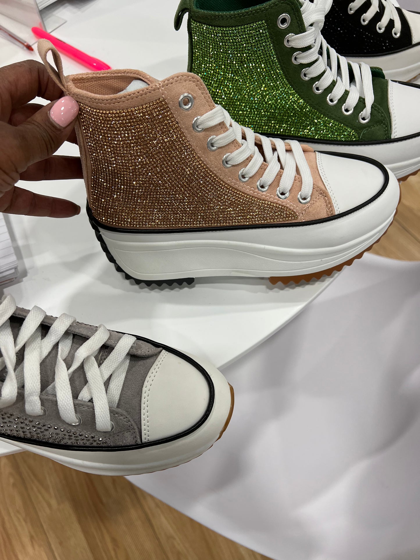 Skylar Wedge Sneaker  (Suggest Going Up in Size)-7