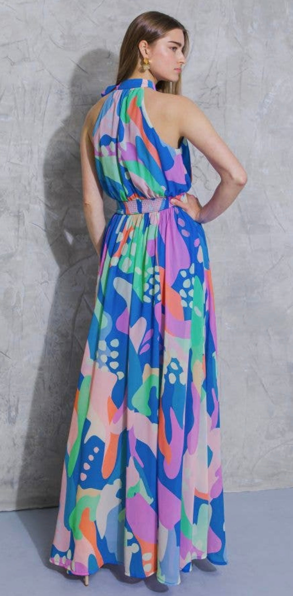 Gabriell Maxi Halter Dress_Large