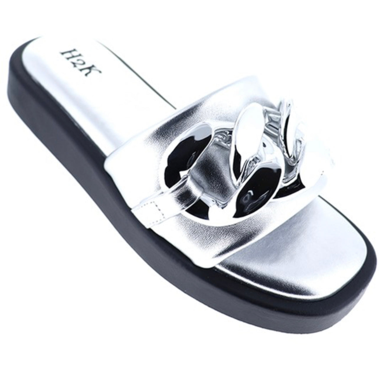 Chain Reaction Sandal_Black or White